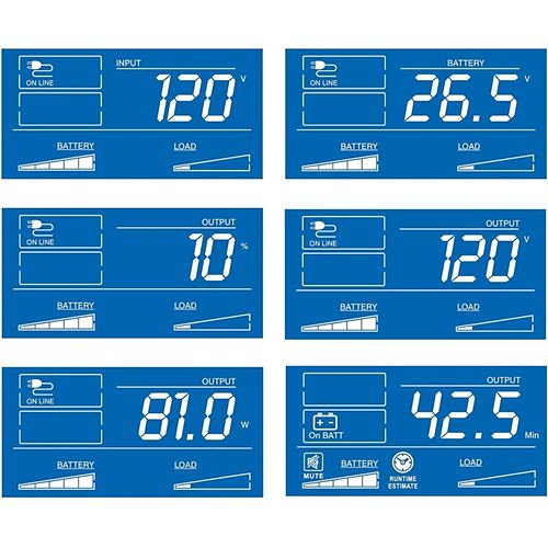 Tripp Lite OMNI1500LCDT OmniSmart LCD 120V 50/60Hz 1500VA 810W Line-Interactive UPS, Tower, LCD display, USB port, Energy Star V2.0