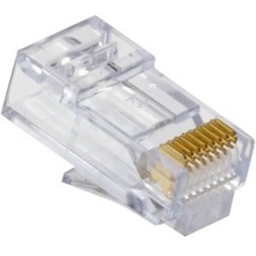 Platinum Tools 202016J EZ-RJ45 CAT6 Combo Connectors & Strain Reliefs, 100-Pack, Includes 50 Connectors & 50 Strain Reliefs