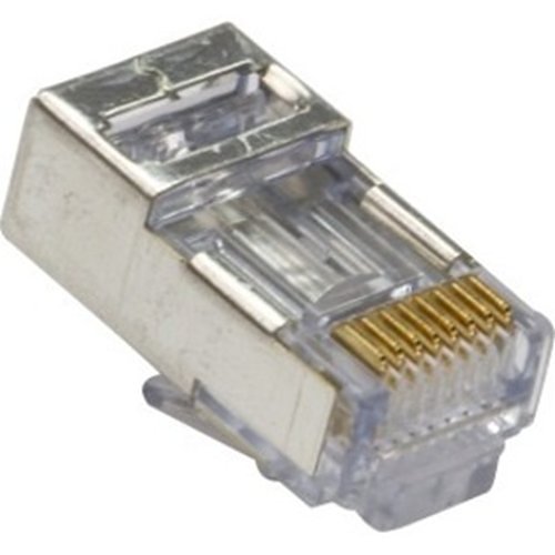 Platinum Tools Shielded Ez-Rj45 For Cat5e & CAT6 With Internal Ground