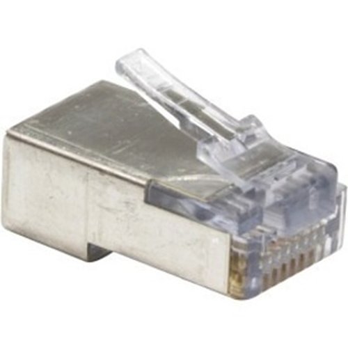 Platinum Tools Shielded Ez-Rj45 For Cat5e & CAT6 With Internal Ground