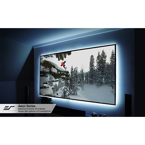 Elite Screens AR120WH2 Aeon Series 120" Fixed Frame Projection Screen with Edge Free Technology