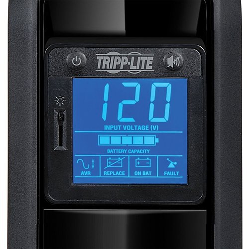 Tripp Lite OMNI900LCD OmniSmart LCD 120V 900VA 475W Line-Interactive UPS, tower, LCD display, USB port