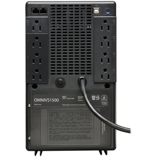 Tripp Lite OMNIVS1500 OmniVS 120V 1500VA 940W Line-Interactive UPS, tower, USB port