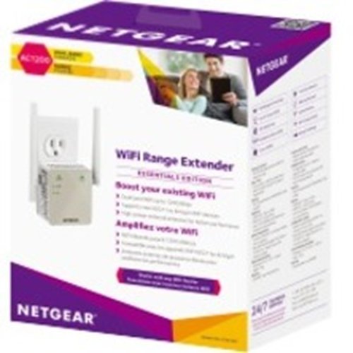 Netgear EX6120-100NAS AC1200 Wi-Fi Range Extender, Essentials Edition