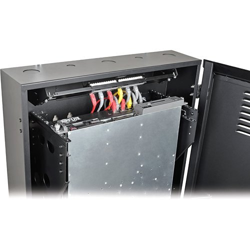 Tripp Lite SRWF2U SmartRack Low-Profile Vertical-Mount Switch-Depth Wall-Mount Rack Enclosure Cabinet, 20" (51cm), 150lb (68kg), 2U