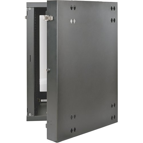 Tripp Lite SRW18USDPG SmartRack UPS-Depth Wall Mount Half-Height Rack Enclosure with Clear Acrylic Window and Hinged Back, 24.5" (62cm), 250lb (113.4kg), 18U