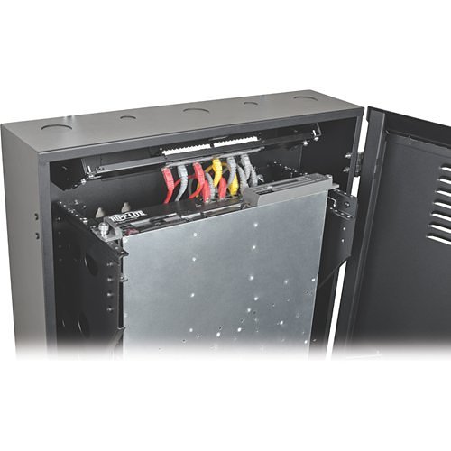 Tripp Lite SRWF4U36 SmartRack 4U Low-Profile Vertical-Mount Server-Depth Wall-Mount Rack Enclosure Cabinet