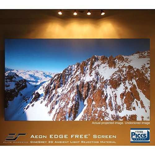 Elite Screens AR135H2-AUHD Aeon AcousticPro UHD Series 135" 16:9 4K Ultra HD Wall Mount Edge Free Fixed Frame Projector Screen