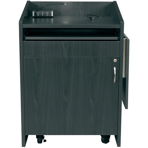 Middle Atlantic L2LDC2CCMGE L2 Series Lectern, Grained Ebony Ash