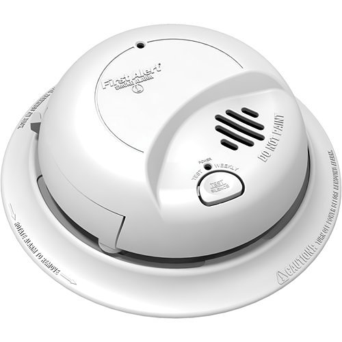 6-Pack First Alert 9120B6CP 120-Volt Wire-In With Battery Backup Smoke Alarm 