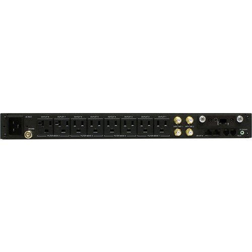 Panamax M4320-PRO 1 RU 20 AMP 8 BlueBOLT Programmable Outlets w/Auto Reset, 10Ft IEC Cord