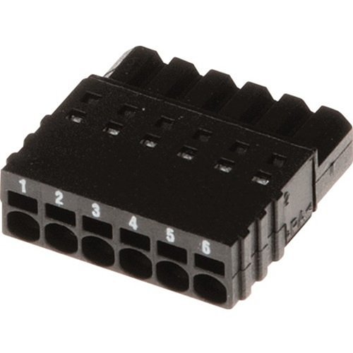AXIS Connector A 6-pin 2.5 Straight, 10 pcs