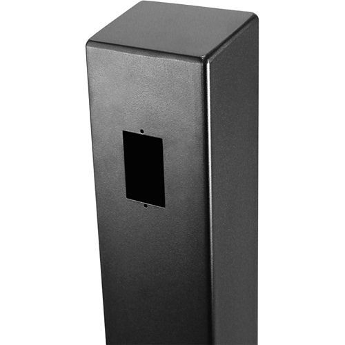 Pedestal Pro Ada-Cs-Twr-47x4x6 Mounting Pedestal For Card Reader, Intercom System, Keypad, Biometric Reader, Door Station, Access Control System, Push Button, Camera - Black Wrinkle