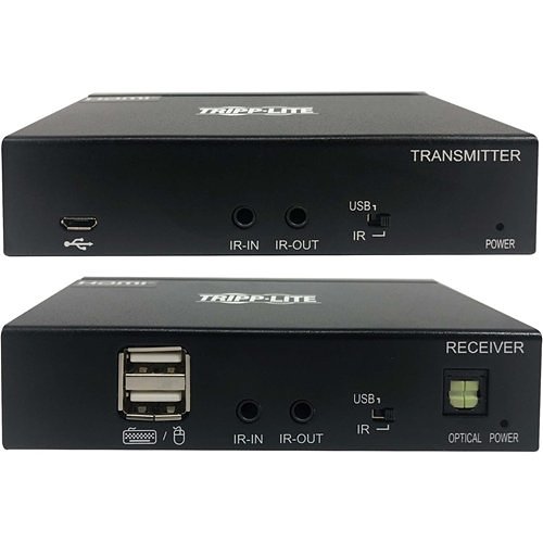 Tripp Lite B127A-1A1-BDBD DisplayPort over Cat6 Extender Kit, KVM Support, USB, 4K at 30Hz