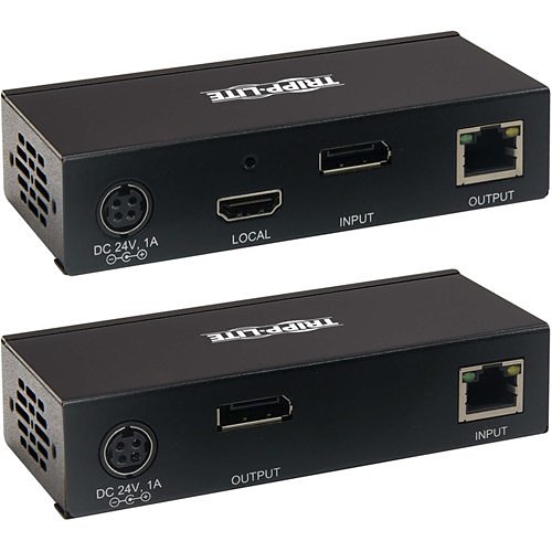 Tripp Lite B127A-1A1-BDBD DisplayPort over Cat6 Extender Kit, KVM Support, USB, 4K at 30Hz