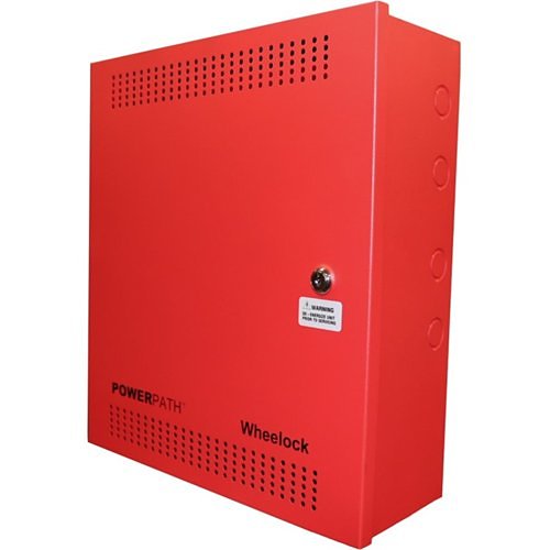 Eaton PS-8-EXP Wheelock Powerpath PS power supply, expansion module, 8 amp, red enclosure, 120 V