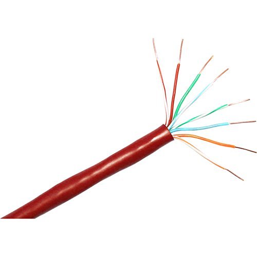 ClearLinks 1000FT Cat. 6 550MHZ Stranded Red Bulk Cable
