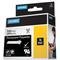 DYMO 18482 Rhino Permanent Poly Labels 3/8in x 18ft, Black Print on White