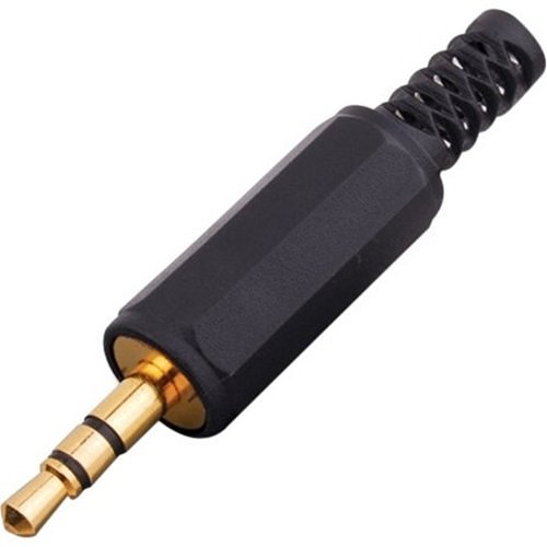 Vanco 3.5 mm Male Stereo Plug with Strain Relief
