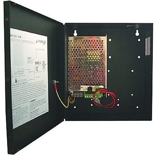 Inaxsys SW1205-4CB 12VDC at 5.5 Amps Power Supply with 4-Outputs & Enclosure, CUL/US Listing