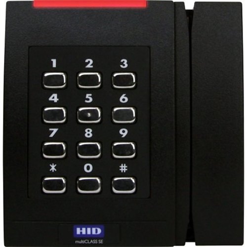HID Contactless Smart Card Reader - Wall Switch Keypad with Magnetic Stripe