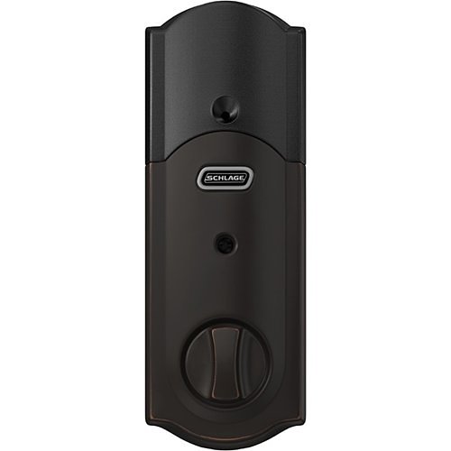 Schlage Connect Smart Deadbolt With Camelot Trim, Z-Wave Plus Enabled