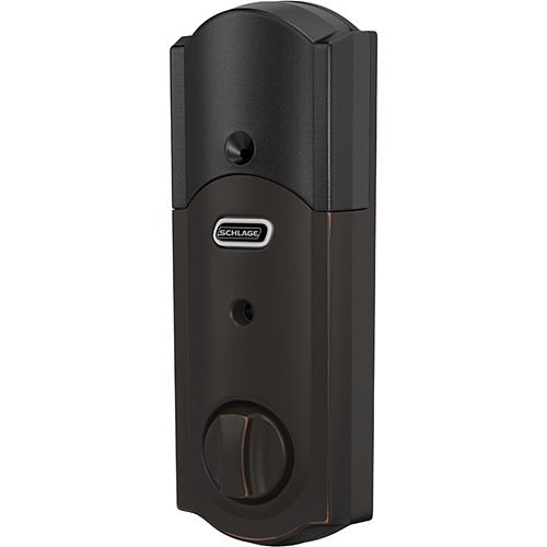 Schlage Connect Smart Deadbolt With Camelot Trim, Z-Wave Plus Enabled