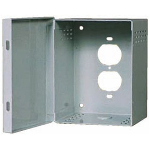 GRAY UL LISTED TRANSFORMER COVER WITH HINGED SCREW