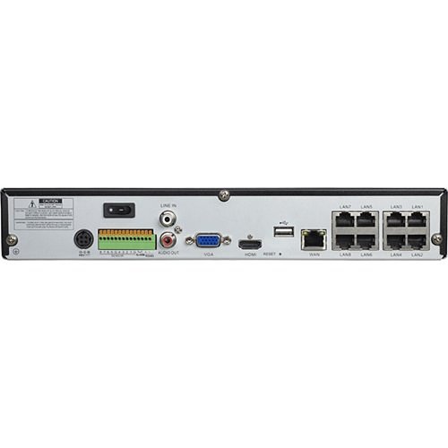 AVYCON AVR-NSV08P8 8-Channel 8MP UHD NVR, H.265, HDD Not Included