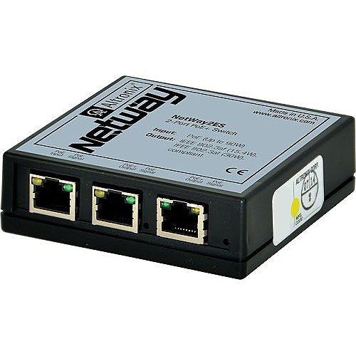 NetWay PoE-Powered 2-Port PoE+ Switch