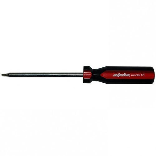 SCRULOX SCREWDRIVER-NO. 1 SIZE (USED WITH #1 SIZE 'ROBERTSON' SQUARE HEAD SCREWS.)