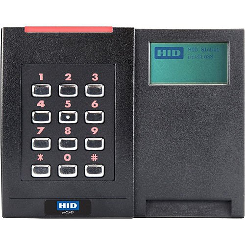 HID Dual Interface pivCLASS Reader with LCD