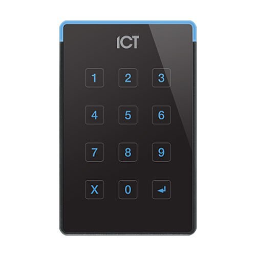 ICT PRX-TSEC-EXTRA-KP-BT-B tSec Extra Multi-Technology Card Reader with Keypad and Bluetooth� Wireless Technology, Black