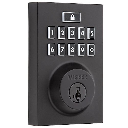 Weiser 9GED18000-031 HomeConnect 620 with Z-Wave 700 Electronics Lock, Matte Black