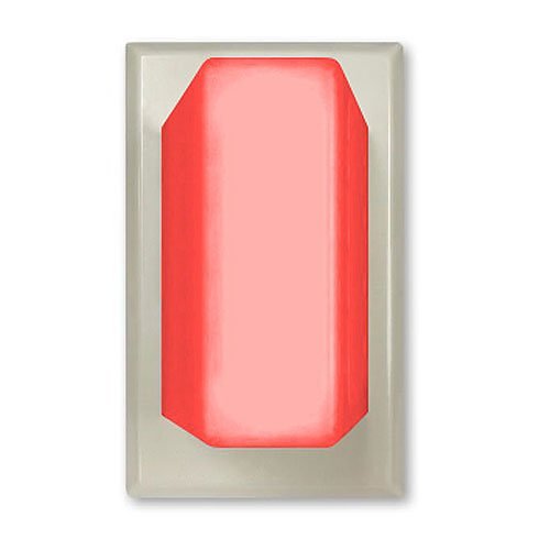 Cornell Corridor Light with LED Light Emitting Diodes, 1 Section, All Red