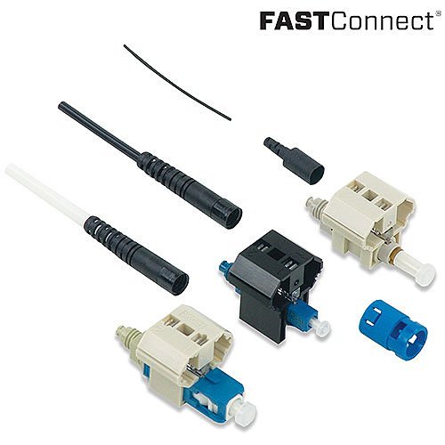 AFL FAST-SC-MM50L-100 Fiber Optic Cable Connector, Fast-SC, 50Um