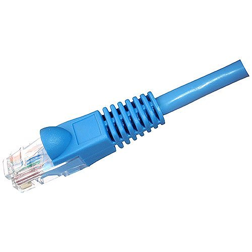 W Box 0E-C5EBL1 CAT5e Patch Cable, 1' (0.30m), Blue