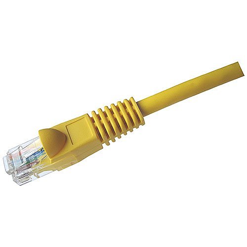 W Box 0E-C5EYW36 CAT5e Patch Cable, 3' (0.91m), Yellow, 6-Pack