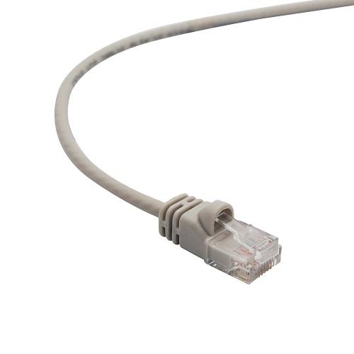 PRO 0E-C6ATHGY16 C6A Slim Patch Cable, 1', 6-Pack, Gray