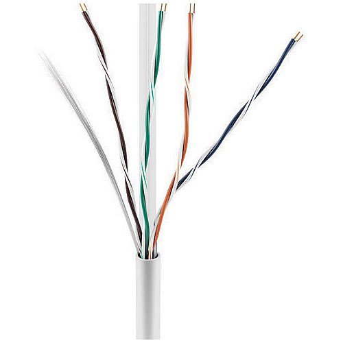 ADI 0E-CAT6PWH CAT6 23/4 Plenum Cable, UTP, CMP/FT6, 1000' (304.8m) Reel in Box, White
