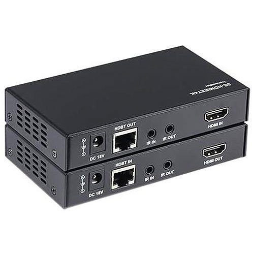 W Box 0E-HDMIEX4KL 4K 60hz HDBT PoE/HDCP 2.2 Extender, Black
