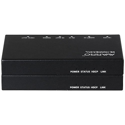 W Box 0E-HDMIEX4KL 4K 60hz HDBT PoE/HDCP 2.2 Extender, Black