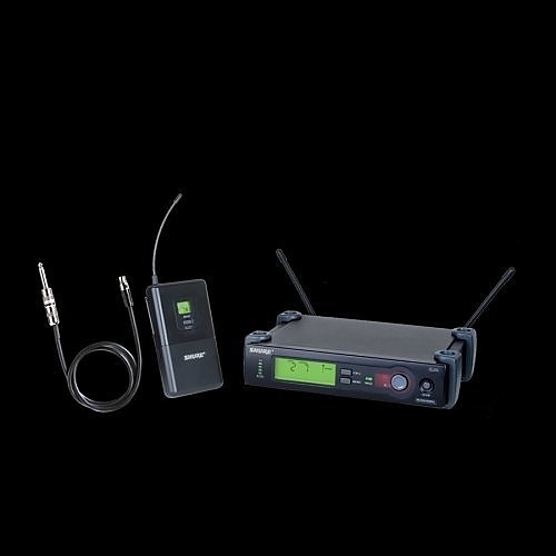 Shure SLX14 Wireless System with WA302 Instrument Cable
