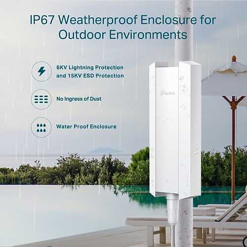 ルーター・ネットワーク機器 TP-Link Omada EAP610-Outdoor Wi-Fi 6 TP