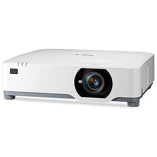 NEC NP-P605UL 6,000 Lumens WUXGA LCD Laser Entry Installation Projector, White