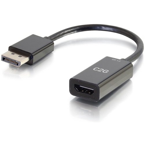 C2G CG54431 8" DisplayPort Male to HDMI Female Passive Adapter Converter, 4K 30Hz