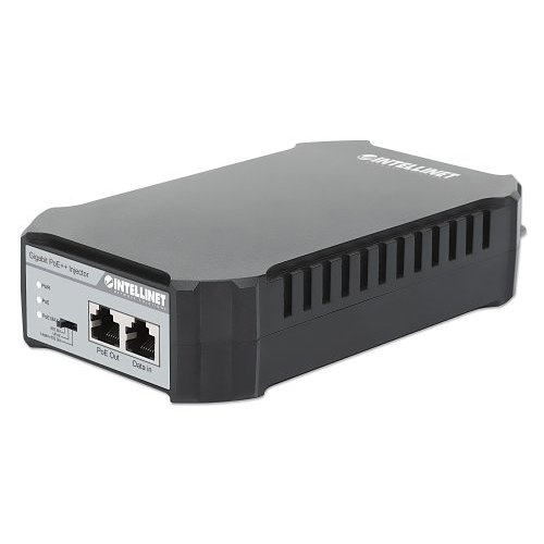 Intellinet 8-Port GbE PoE+ Switch w/ 2 RJ45 GbE Uplink Ports (561402)