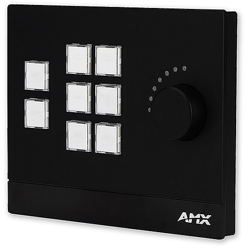 AMX MCP-108 Massio 8 Button Control Pad with Knob