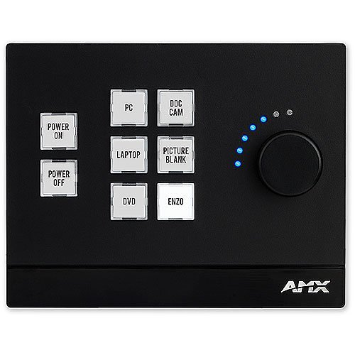 AMX MCP-108 Massio 8 Button Control Pad with Knob