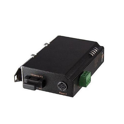 EtherWAN Industrial 10/100Base-TX to 100Base-FX Media Converter with PoE/PSE